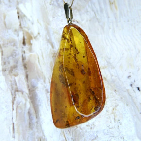 Bernstein-Anhänger mit vielen Einschlüssen