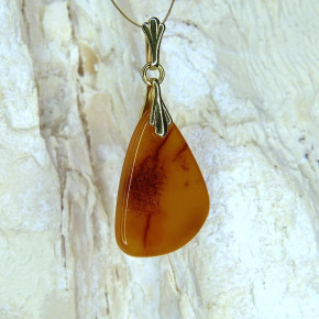 Bernstein-Anhänger flach