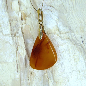 Bernstein-Anhänger flach