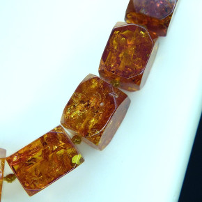 tolle auffällige Quaderkette ca. 77cm