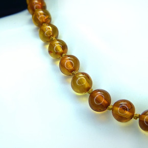 Barockkette Naturbernstein ca. 39 bis 45cm