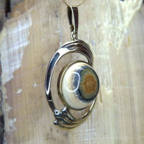 Goldanhänger 333/- mit toller Rindenfärbung