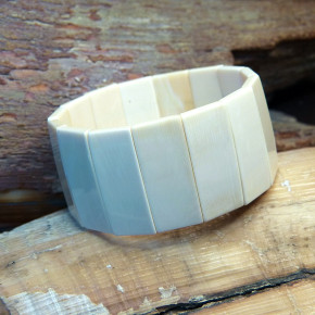 flexibles Armband aus hellem Mammut