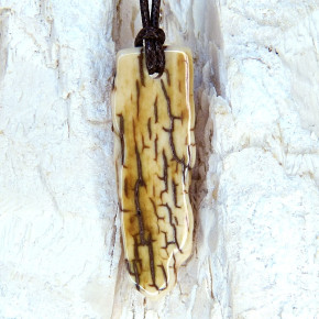 Rindenanhänger mit schöner Färbung