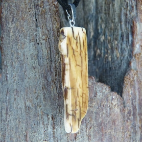 Rindenanhänger schön gefärbt
