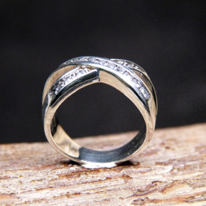 Silberring mit Zirkonia W58