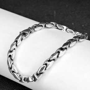 Armband Silber teilmattiert ca.19,5cm