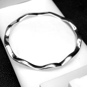 Armreif gewellt Silber 925/-