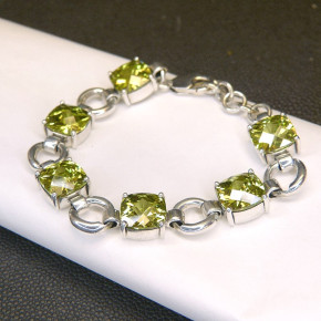 Silberarmband mit Zirkonia