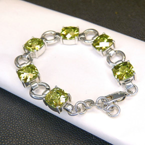 Silberarmband mit Zirkonia