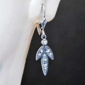 Silberohrringe mit Zirkonia