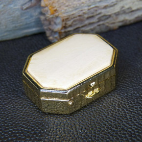 kleine Pillendose 8-eckig mit Mammut