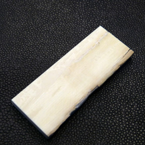 Mammut-Platte mit Riss ca. 65 x 26 x 4,2 bis 5,5mm