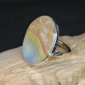 Silberring mit Perlmutt W18