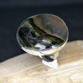 Silberring mit Perlmutt W19,5