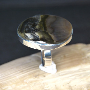 Silberring mit Perlmutt W19,5