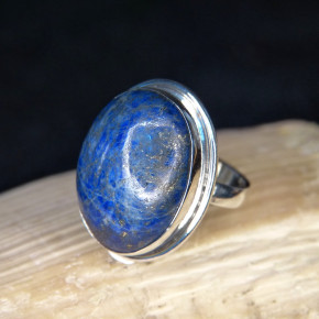 Silberring mit Lapislazuli W18,5