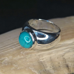 Silberring mit Türkis W18,8