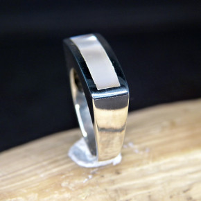 Silberring mit Perlmutt Größe 56 (Ø ca. 17,8 mm)