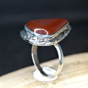 Silberring mit Carneol W18,1
