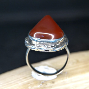 Silberring mit Carneol W18,1