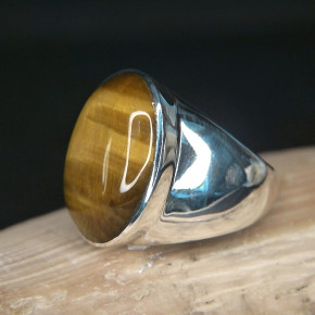 Silberring mit Tigeruage W18,8