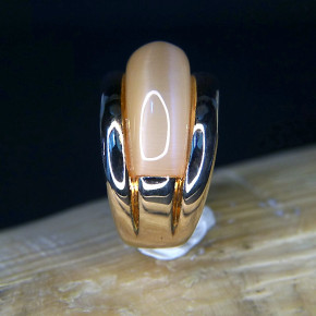 Silberring Rosè vergoldet W17,2