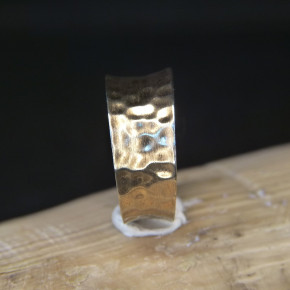 Silberring gehämmert W17,8