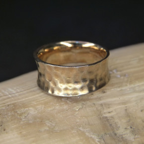 Silberring gehämmert W17,8