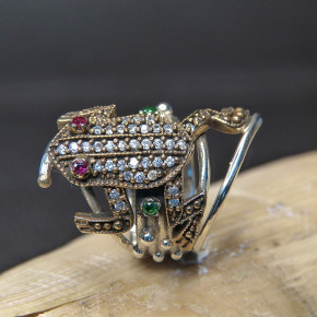 Silberring Motiv "Frosch" W17,5