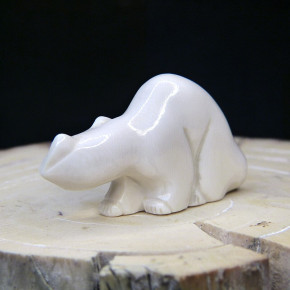 Polarfuchs aus hellem Mammut