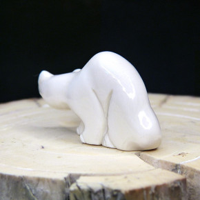 Polarfuchs aus hellem Mammut