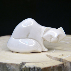 Polarfuchs aus hellem Mammut