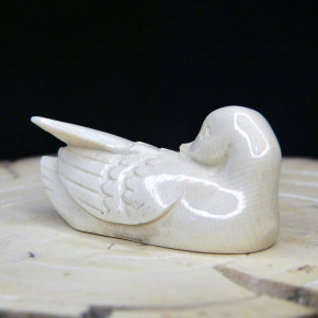 Ente aus Mammutelfenbein