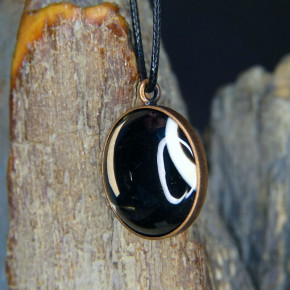 Kupferanhänger mit Mammut-Mosaik