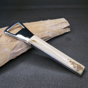 Flaschenöffner/Kapselheber mit Rindenstruktur