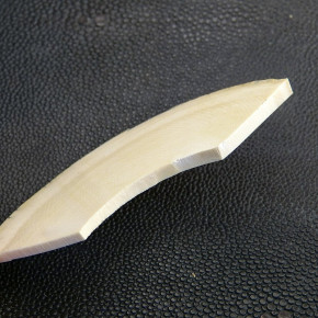 Mammut-Querschnitt mit feinem Riss ca.88 x 33 x 4-7mm