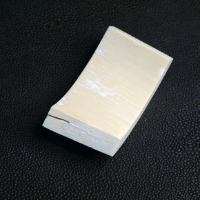Bogensegment aus hellem Mammut ca. 64 x 35 x 9mm