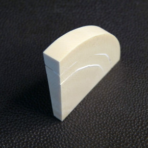 Keilscheibe aus hellem Mammut ca. 42 x 41 x 8 - 5mm