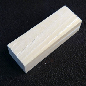 Mammut-Block mit Rissen ca. 64x24-21x17mm