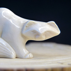Polarfuchs Inuit-Arbeit